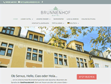 Tablet Screenshot of brunnenhof.de